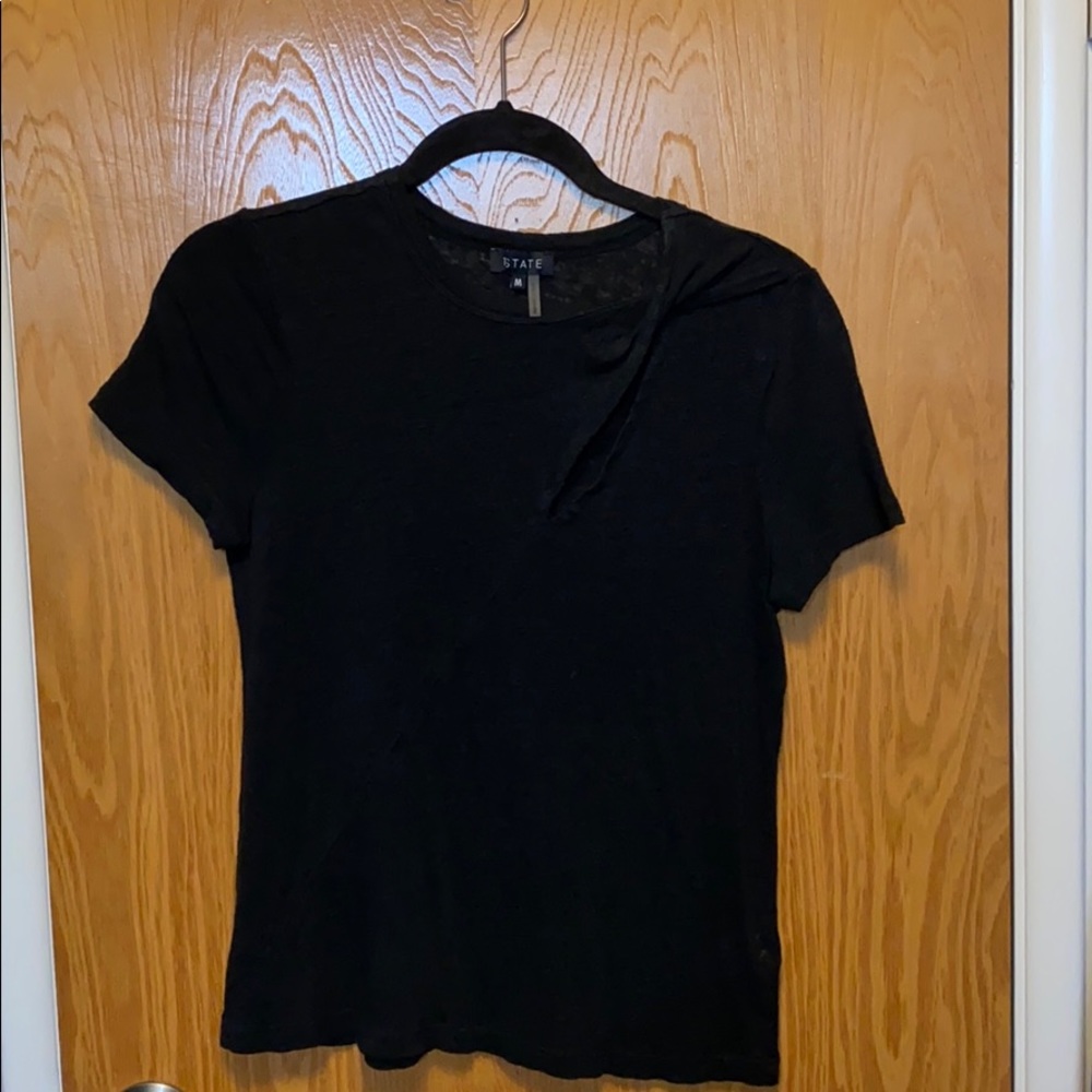 Black 1.State t shirt